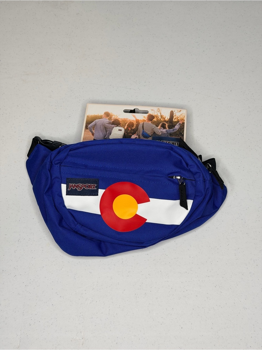 NWT JanSport Colorado Flag Fanny Pack | Rare Deadstock Gorpcore Waist Bag